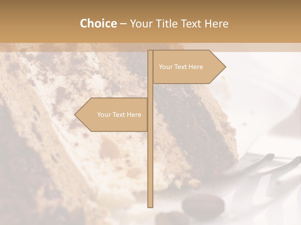 Coffee Cake PowerPoint Template