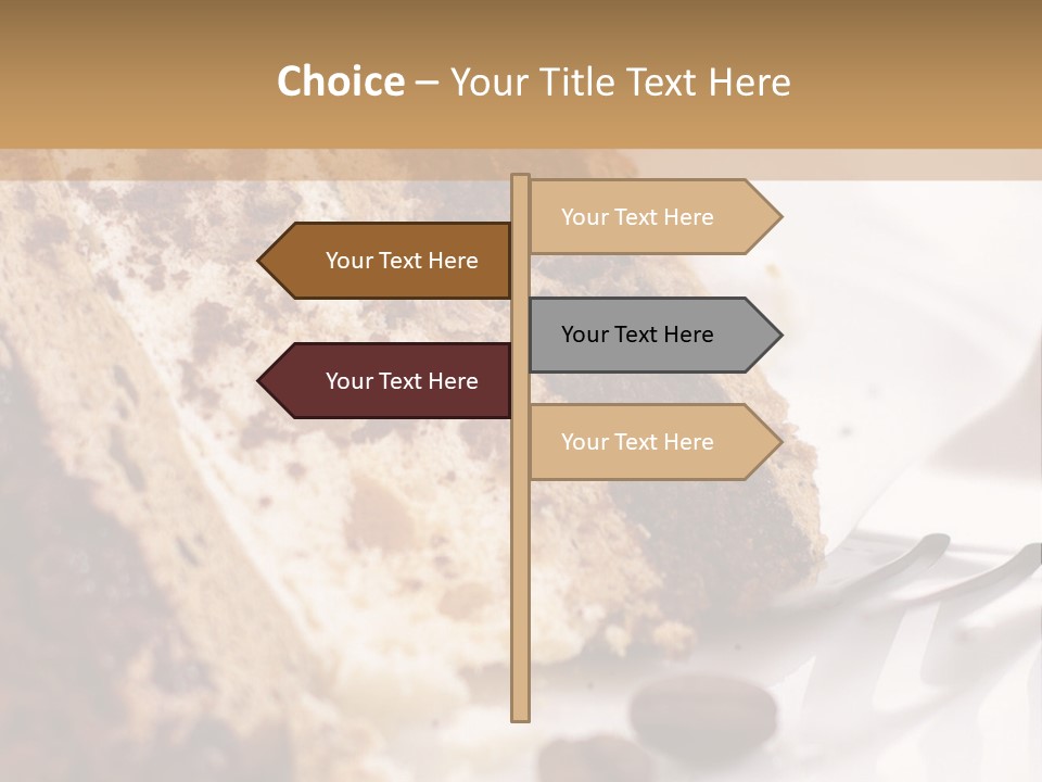 Coffee Cake PowerPoint Template
