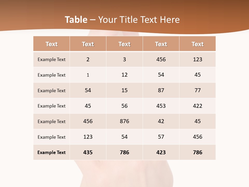 Two Hands Reaching Up To Each Other With A Brown Background PowerPoint Template
