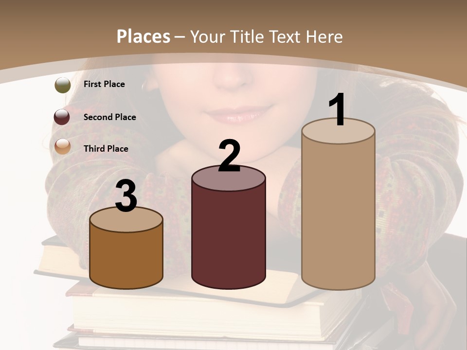 Woman With A Cat Relaxing Beside A Fireplace. PowerPoint Template