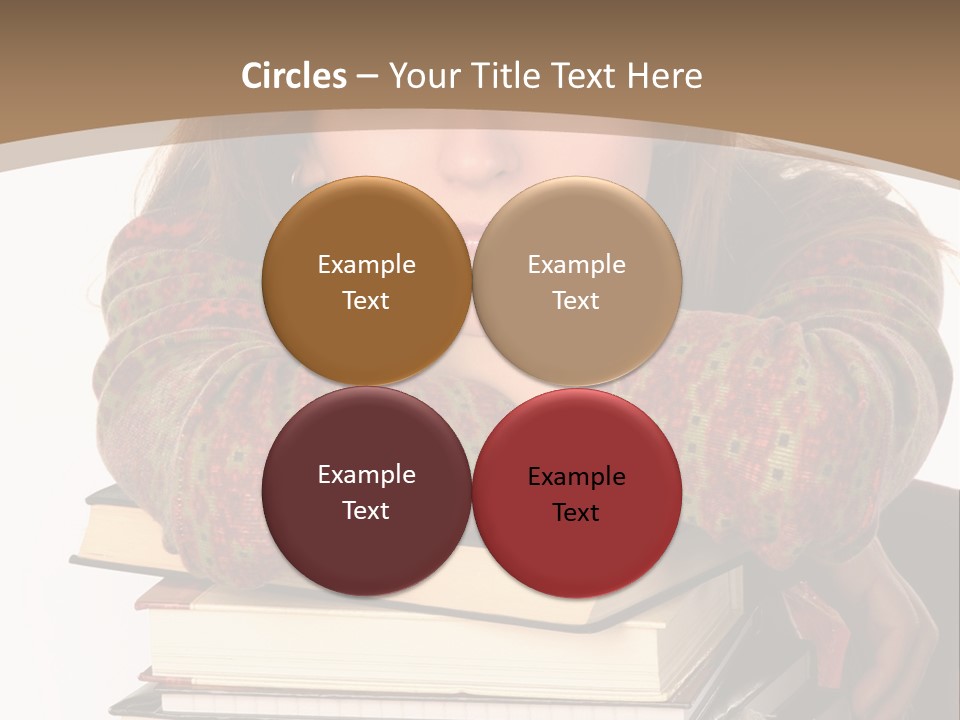 Woman With A Cat Relaxing Beside A Fireplace. PowerPoint Template