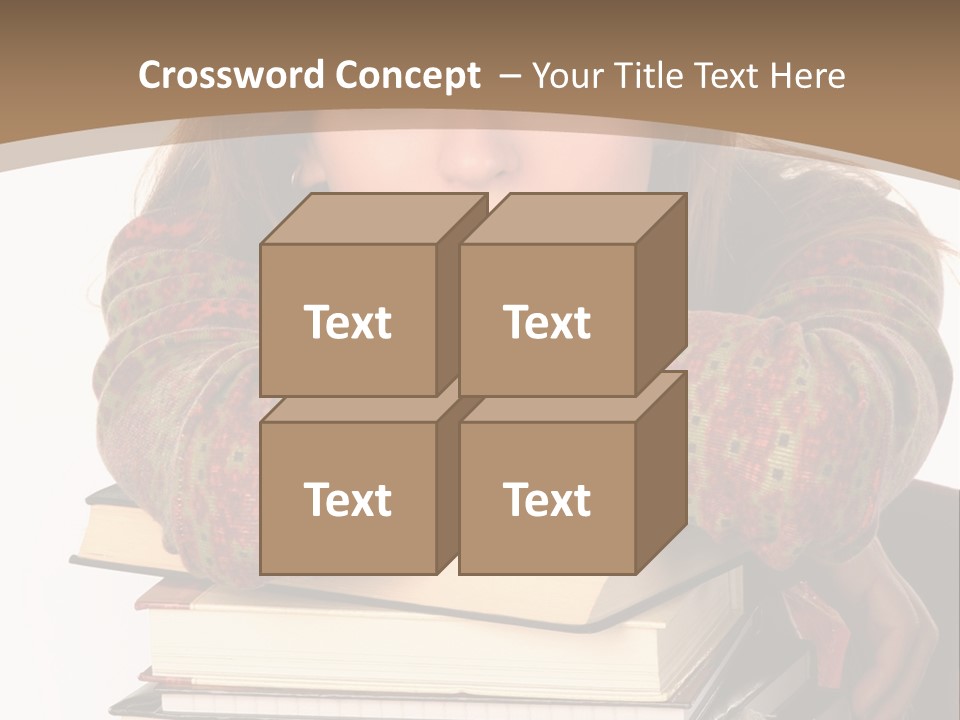 Woman With A Cat Relaxing Beside A Fireplace. PowerPoint Template