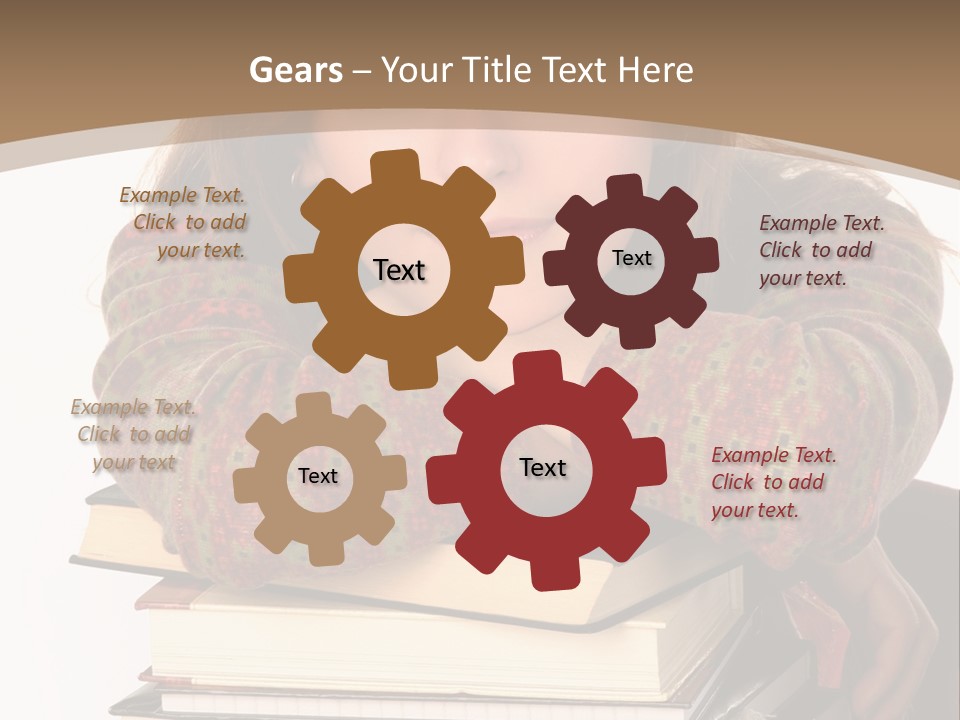 Woman With A Cat Relaxing Beside A Fireplace. PowerPoint Template