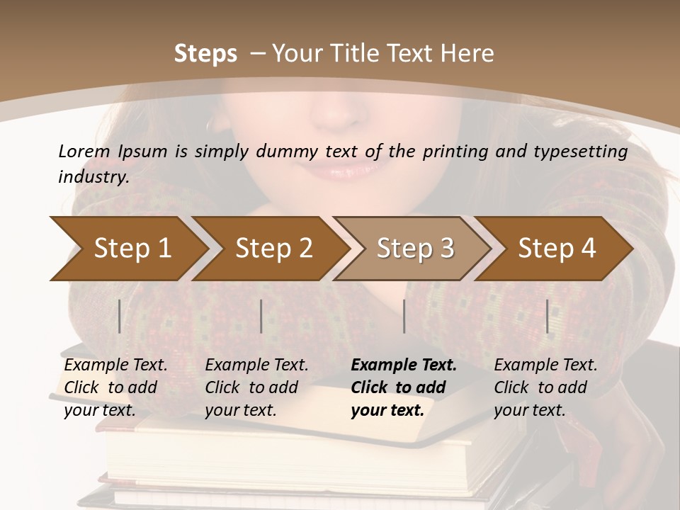 Woman With A Cat Relaxing Beside A Fireplace. PowerPoint Template