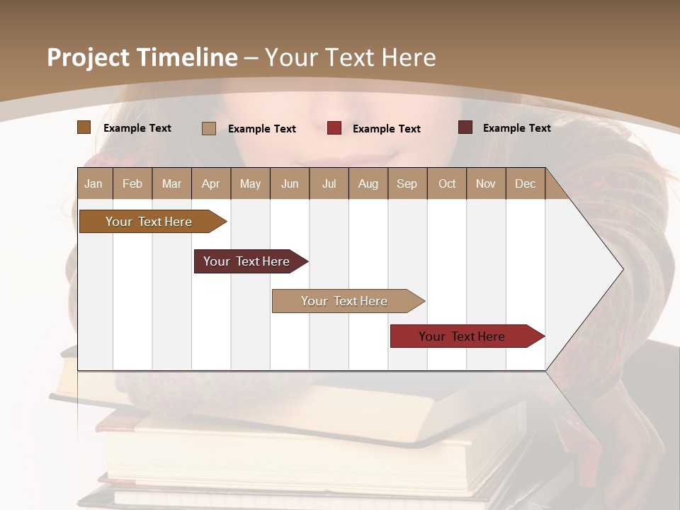 Woman With A Cat Relaxing Beside A Fireplace. PowerPoint Template