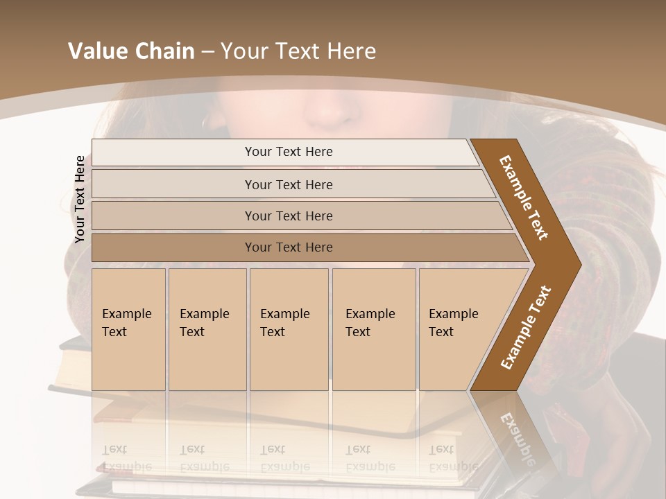 Woman With A Cat Relaxing Beside A Fireplace. PowerPoint Template