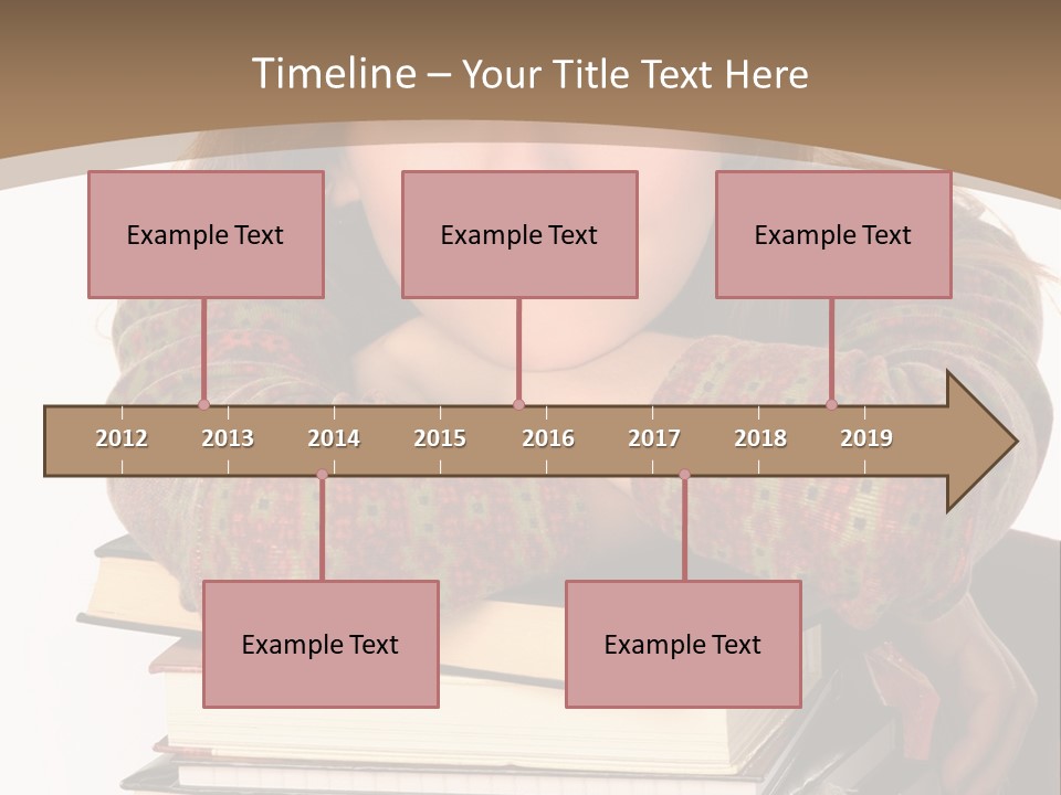 Woman With A Cat Relaxing Beside A Fireplace. PowerPoint Template