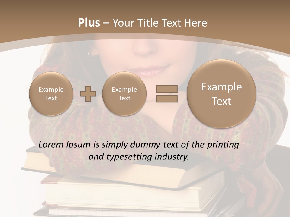 Woman With A Cat Relaxing Beside A Fireplace. PowerPoint Template