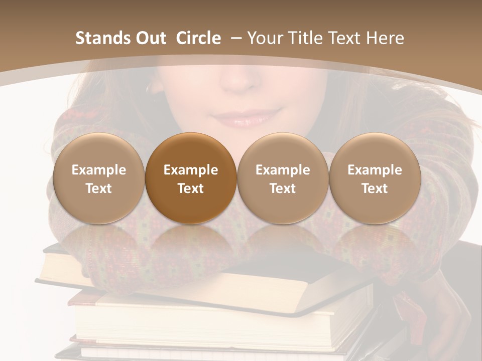 Woman With A Cat Relaxing Beside A Fireplace. PowerPoint Template