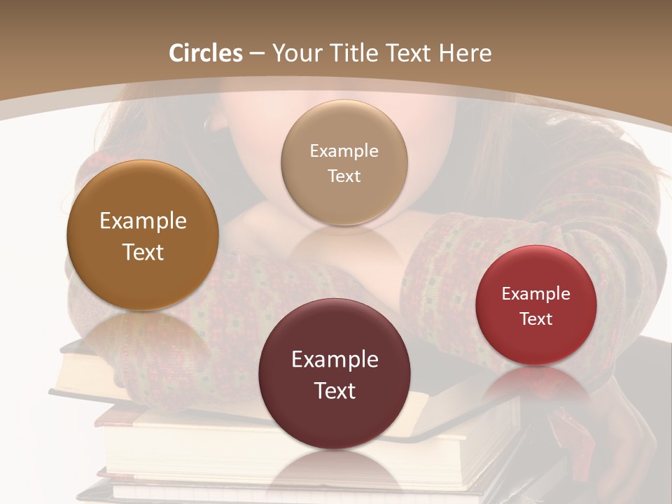 Woman With A Cat Relaxing Beside A Fireplace. PowerPoint Template