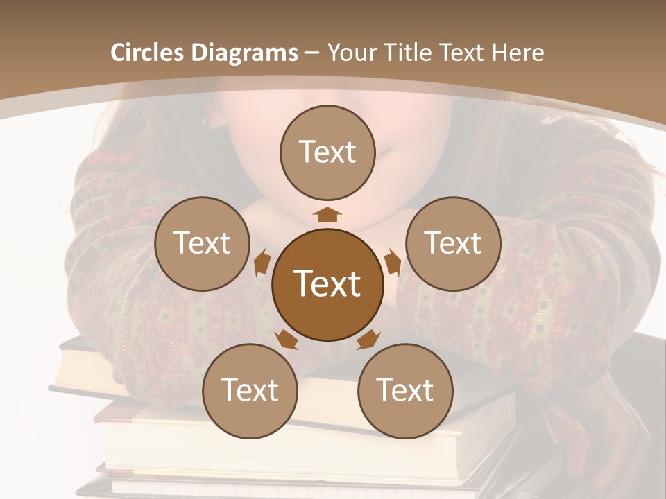 Woman With A Cat Relaxing Beside A Fireplace. PowerPoint Template