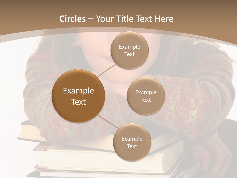 Woman With A Cat Relaxing Beside A Fireplace. PowerPoint Template