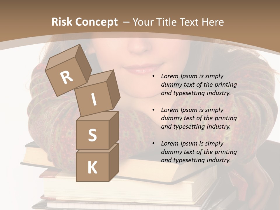 Woman With A Cat Relaxing Beside A Fireplace. PowerPoint Template