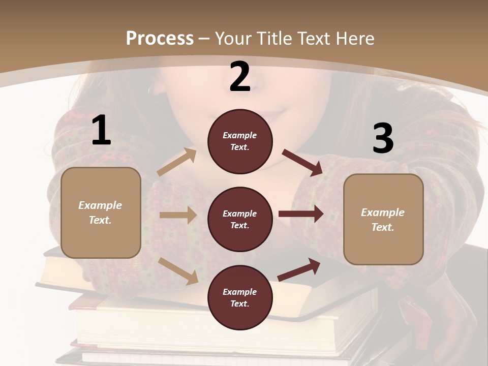 Woman With A Cat Relaxing Beside A Fireplace. PowerPoint Template