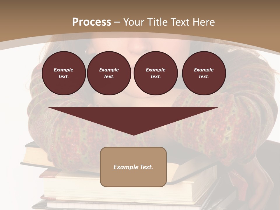 Woman With A Cat Relaxing Beside A Fireplace. PowerPoint Template