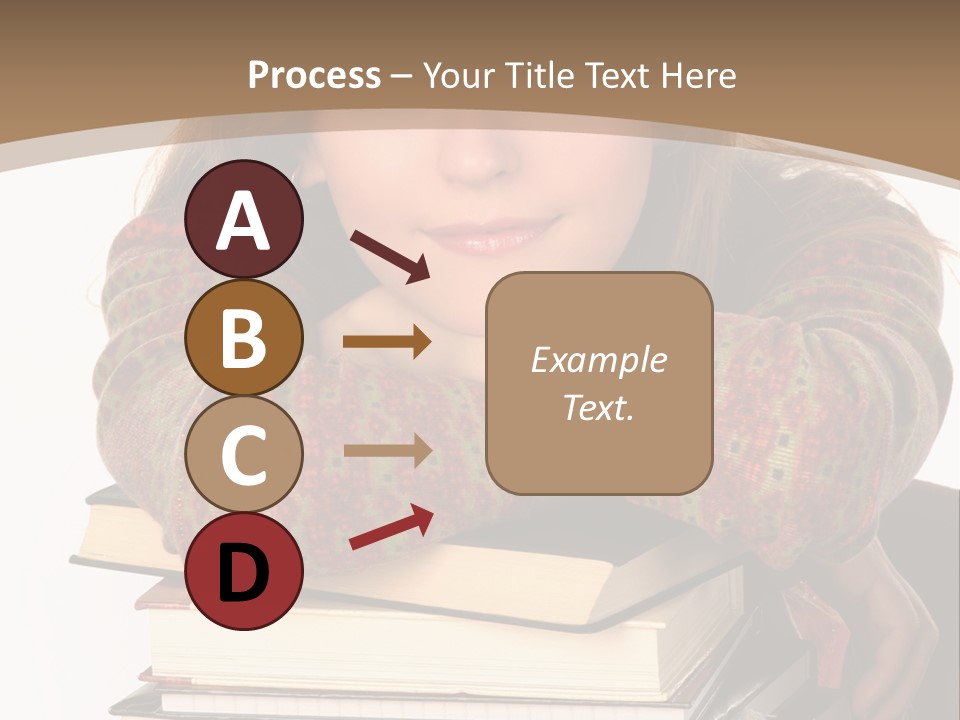 Woman With A Cat Relaxing Beside A Fireplace. PowerPoint Template