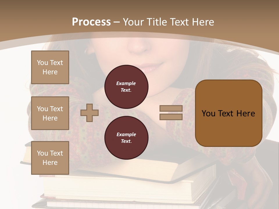 Woman With A Cat Relaxing Beside A Fireplace. PowerPoint Template