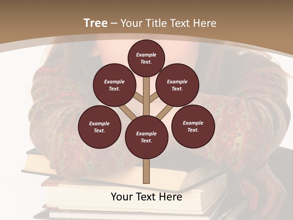 Woman With A Cat Relaxing Beside A Fireplace. PowerPoint Template