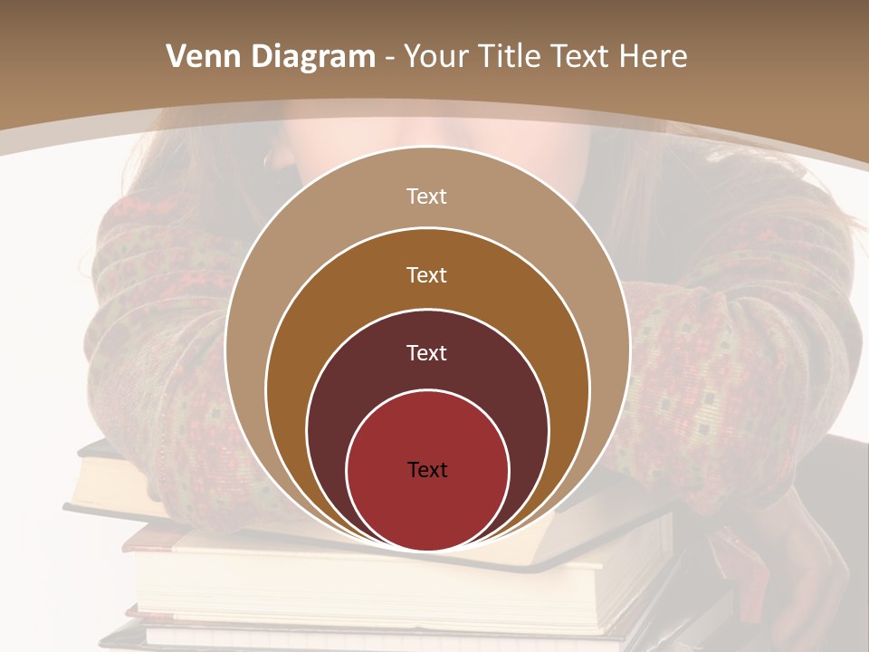 Woman With A Cat Relaxing Beside A Fireplace. PowerPoint Template