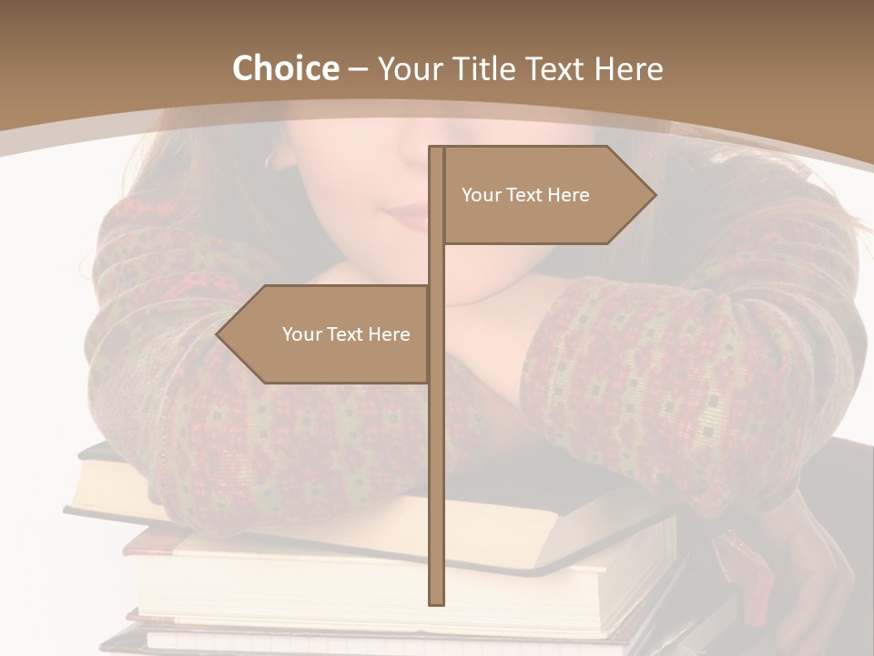 Woman With A Cat Relaxing Beside A Fireplace. PowerPoint Template