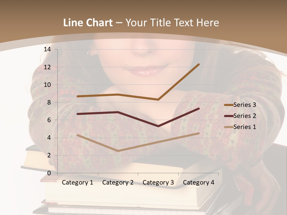 Woman With A Cat Relaxing Beside A Fireplace. PowerPoint Template