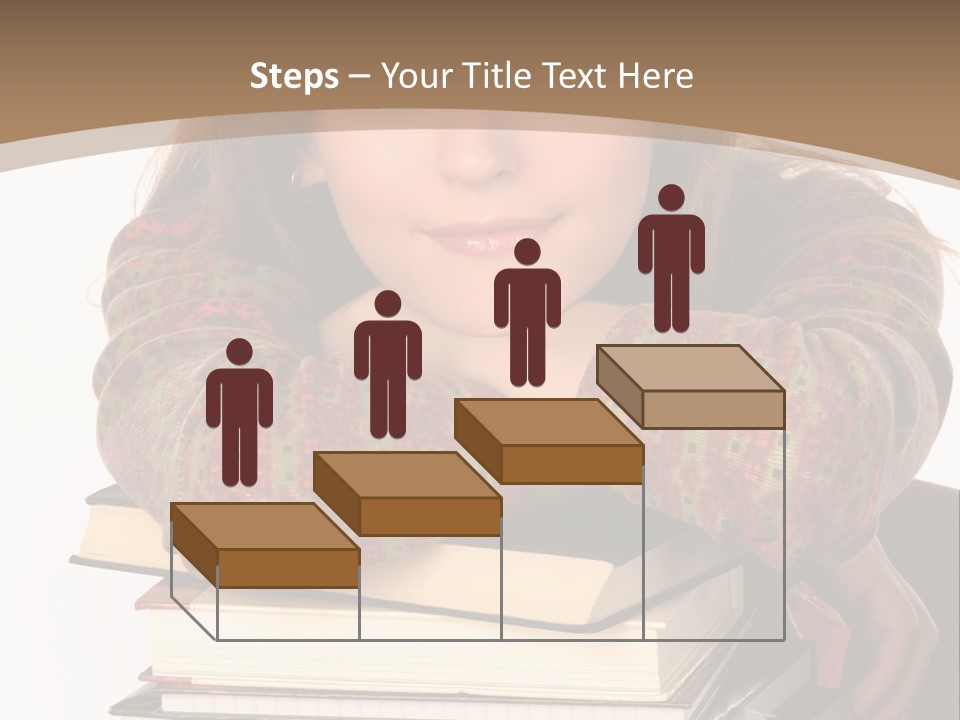 Woman With A Cat Relaxing Beside A Fireplace. PowerPoint Template