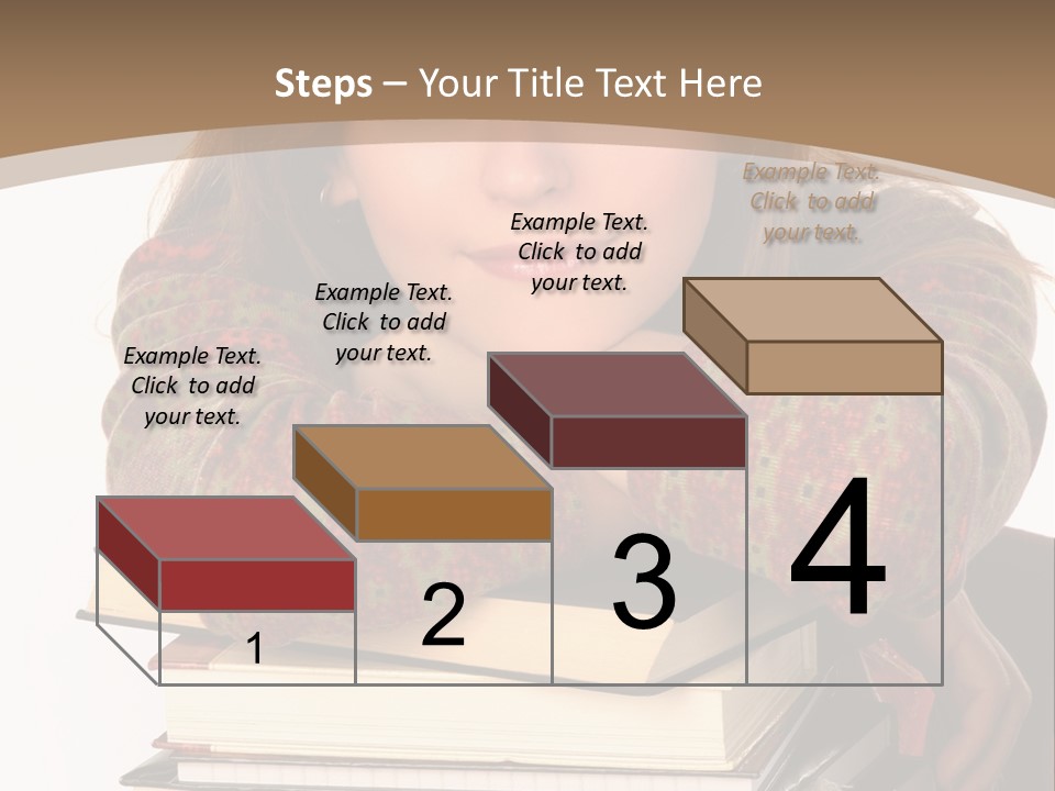 Woman With A Cat Relaxing Beside A Fireplace. PowerPoint Template