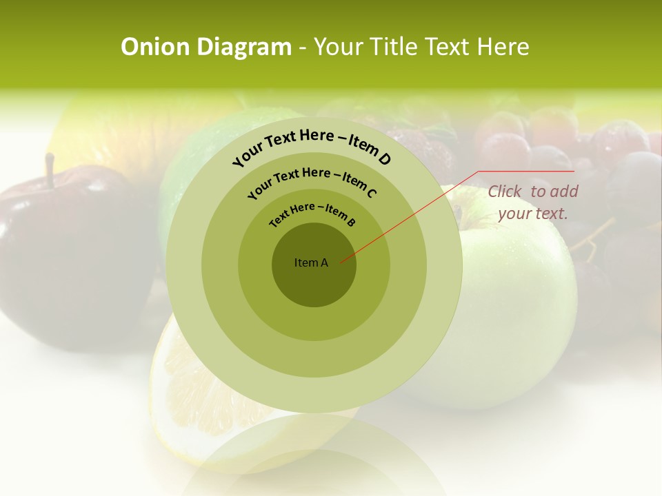 A Bunch Of Fruit Sitting On Top Of A White Table PowerPoint Template