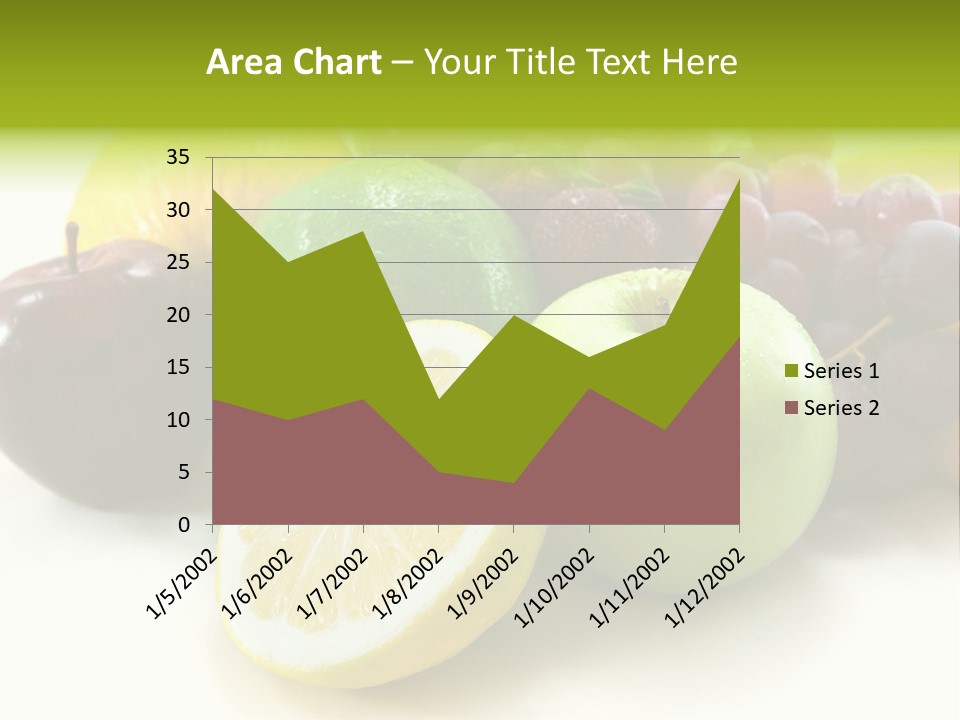 A Bunch Of Fruit Sitting On Top Of A White Table PowerPoint Template
