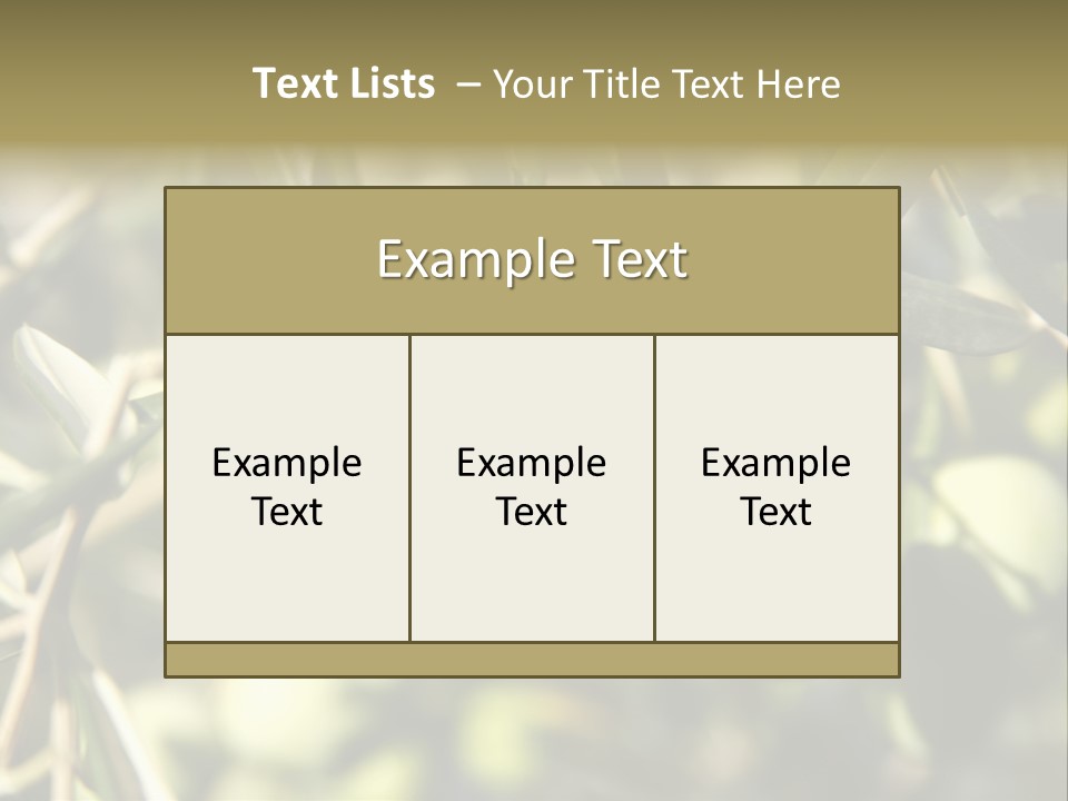 Ripening Olive On Tree Ready For Harvesting PowerPoint Template