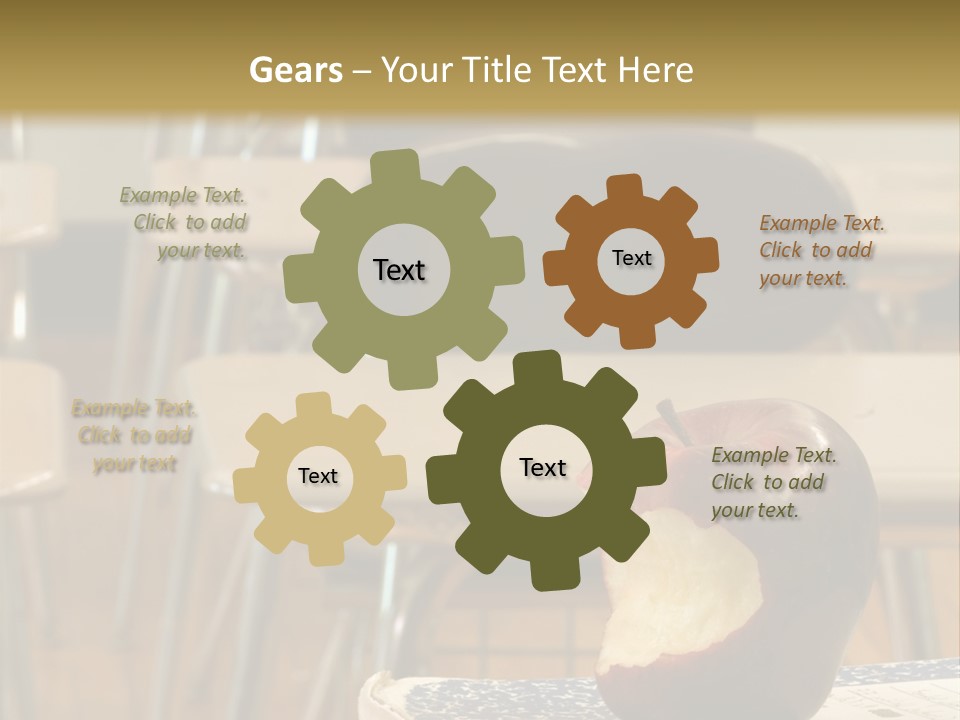 Men At The Gym Together PowerPoint Template