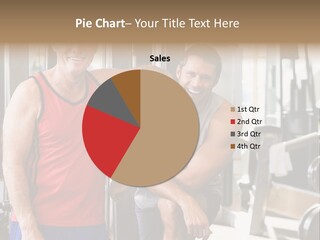 Men At The Gym Together PowerPoint Template