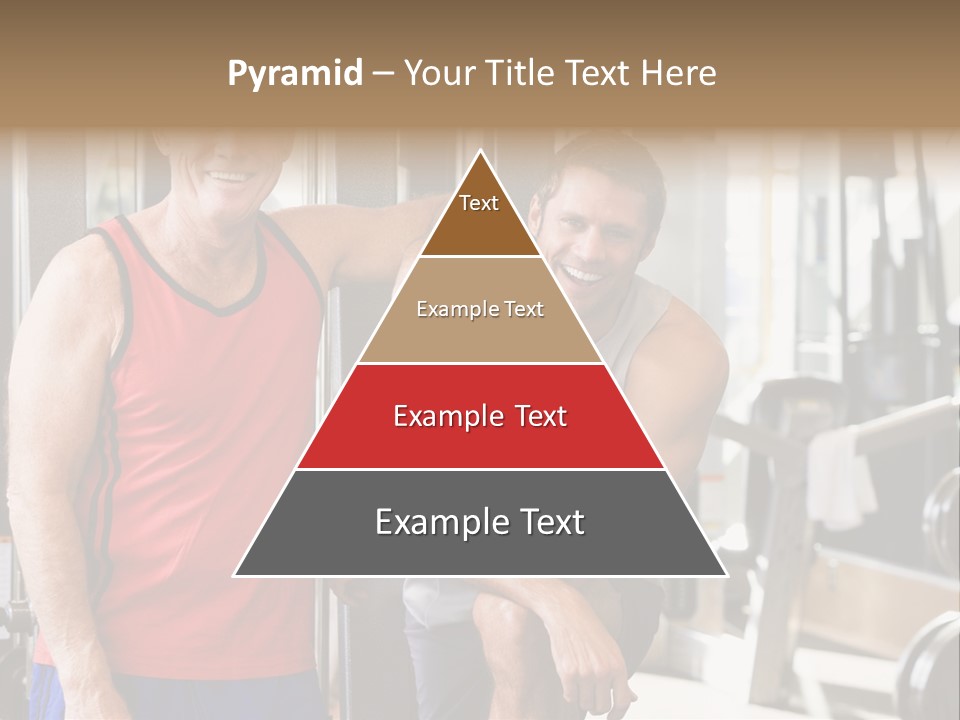 Men At The Gym Together PowerPoint Template
