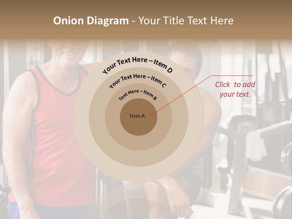 Men At The Gym Together PowerPoint Template