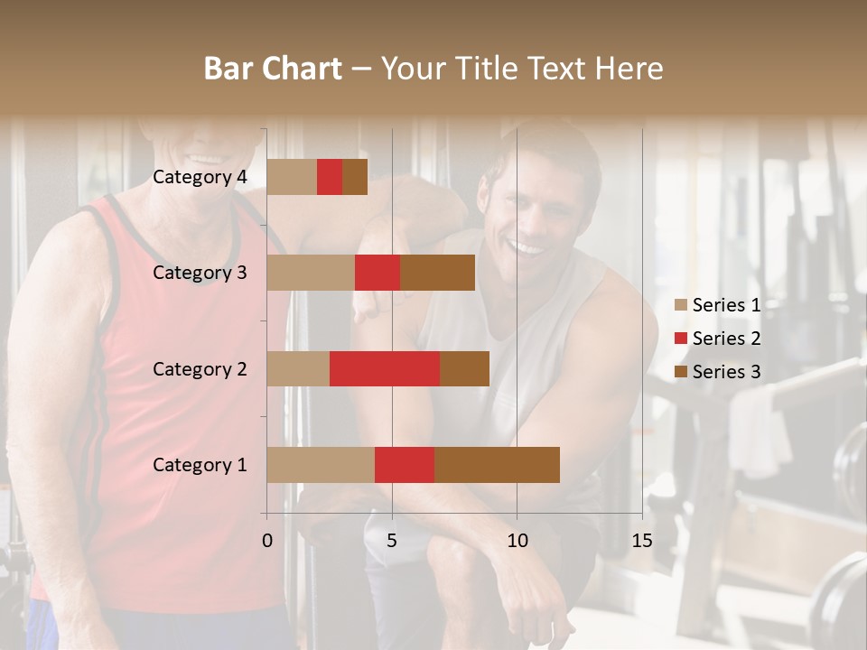Men At The Gym Together PowerPoint Template