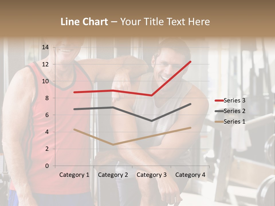 Men At The Gym Together PowerPoint Template
