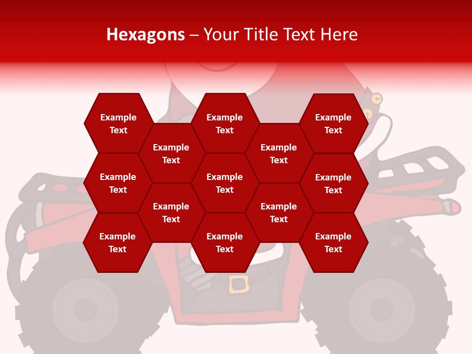 Santa Riding An Atv PowerPoint Template