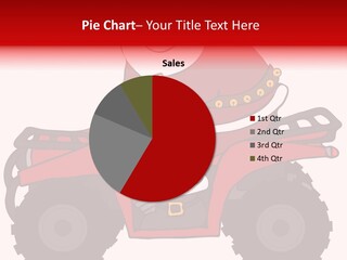 Santa Riding An Atv PowerPoint Template