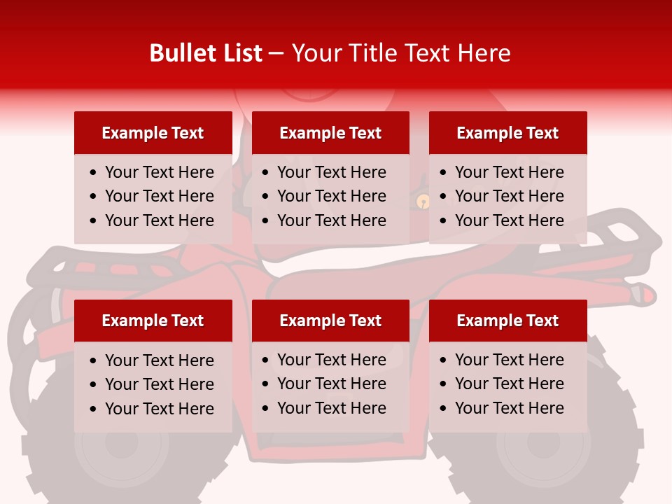 Santa Riding An Atv PowerPoint Template