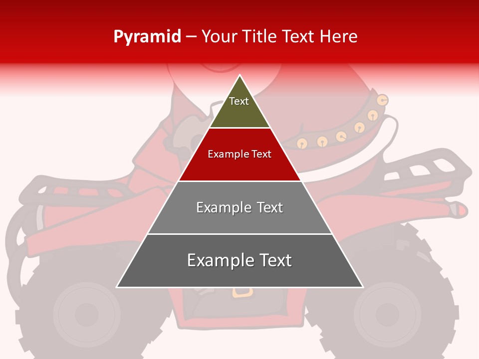 Santa Riding An Atv PowerPoint Template
