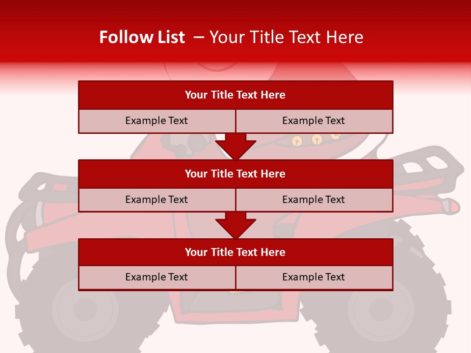 Santa Riding An Atv PowerPoint Template