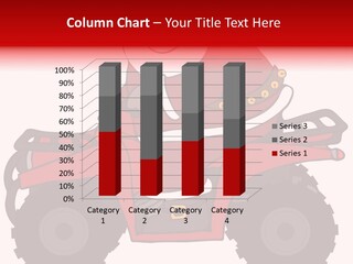 Santa Riding An Atv PowerPoint Template