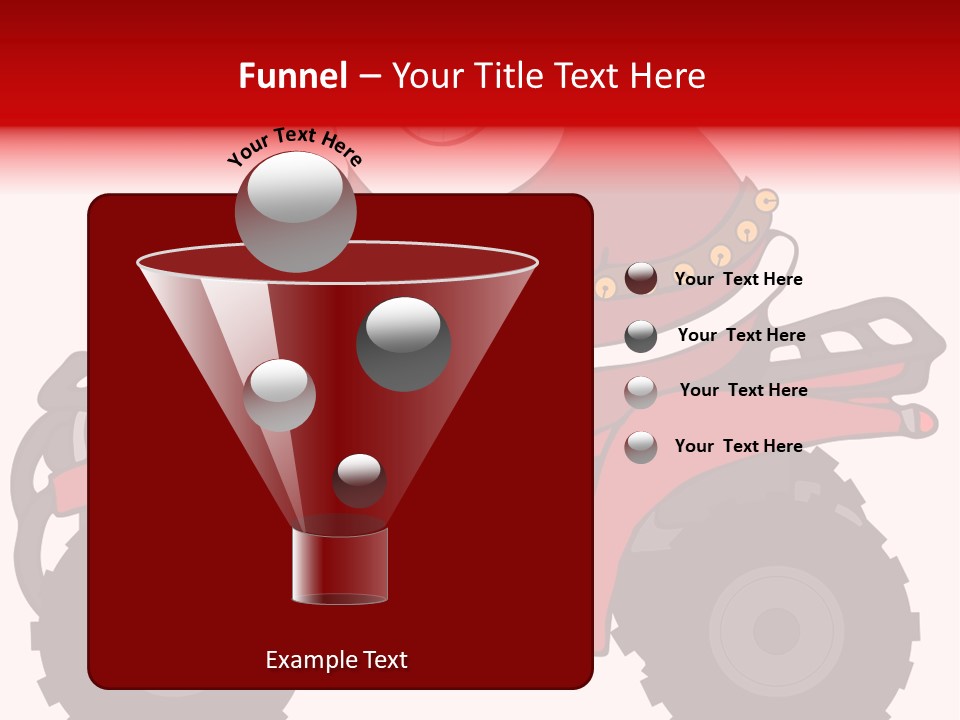 Santa Riding An Atv PowerPoint Template