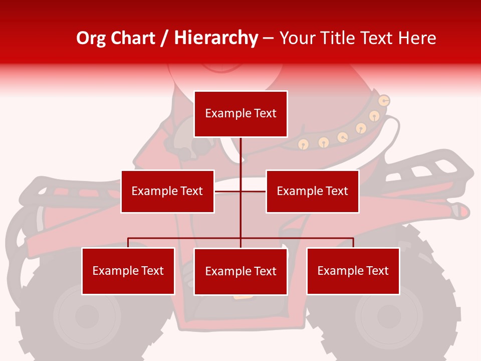 Santa Riding An Atv PowerPoint Template