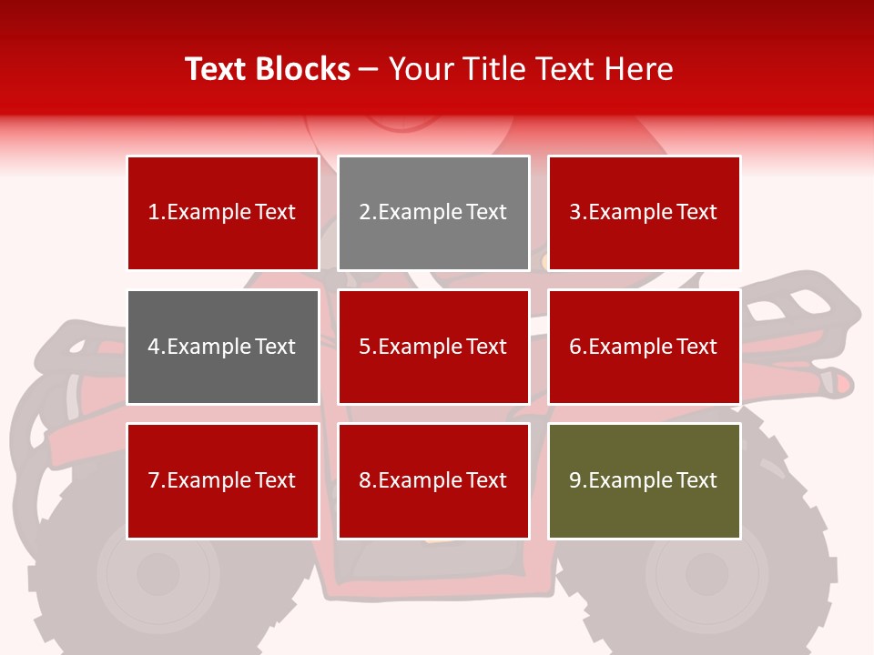 Santa Riding An Atv PowerPoint Template