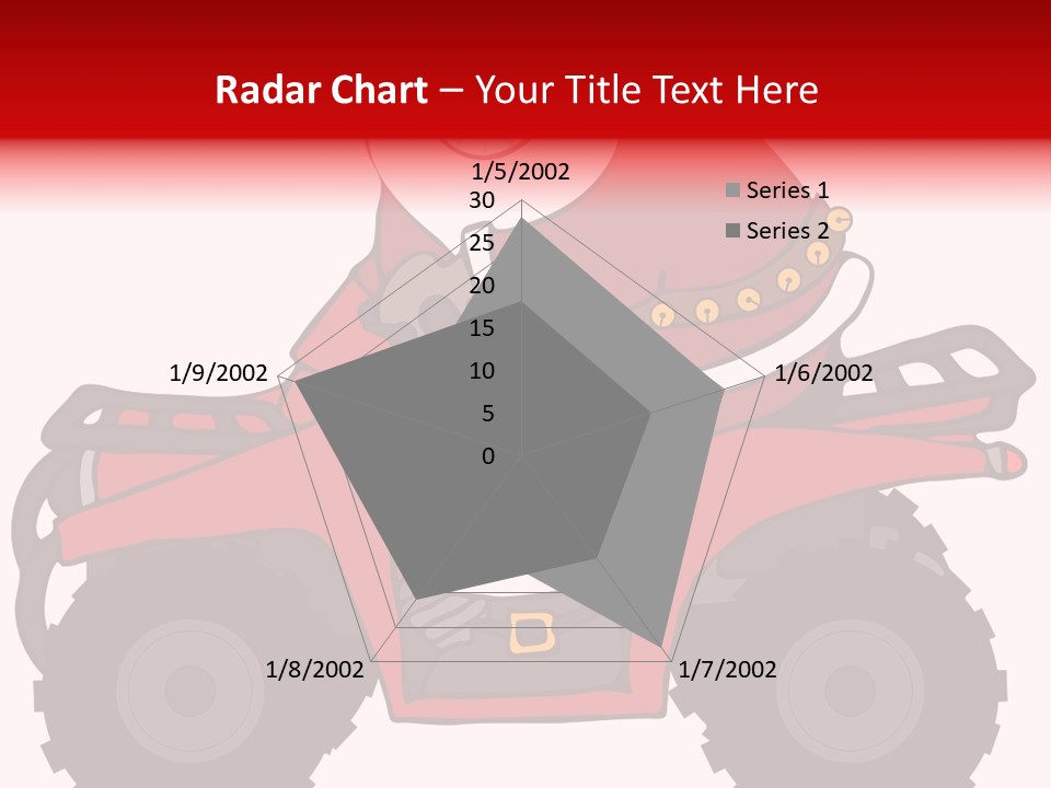 Santa Riding An Atv PowerPoint Template