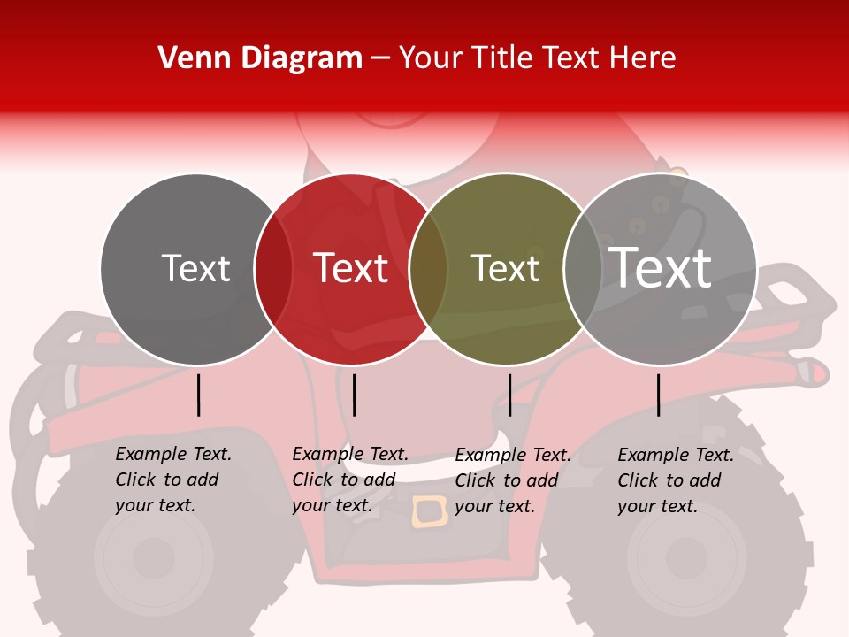 Santa Riding An Atv PowerPoint Template