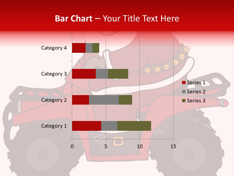 Santa Riding An Atv PowerPoint Template