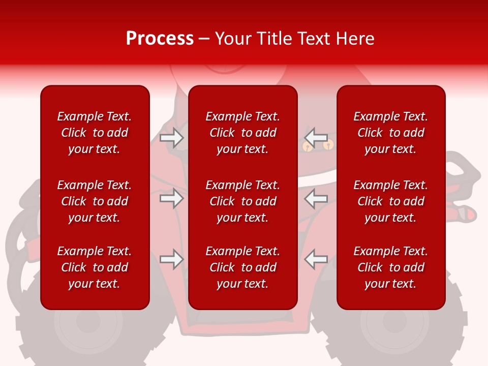 Santa Riding An Atv PowerPoint Template