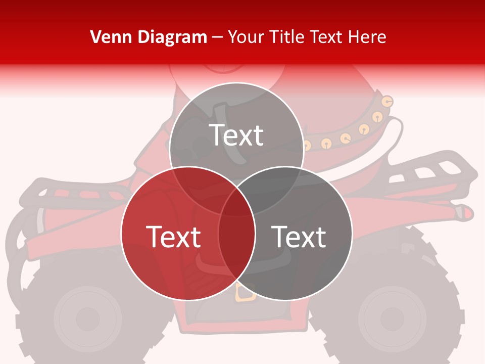 Santa Riding An Atv PowerPoint Template